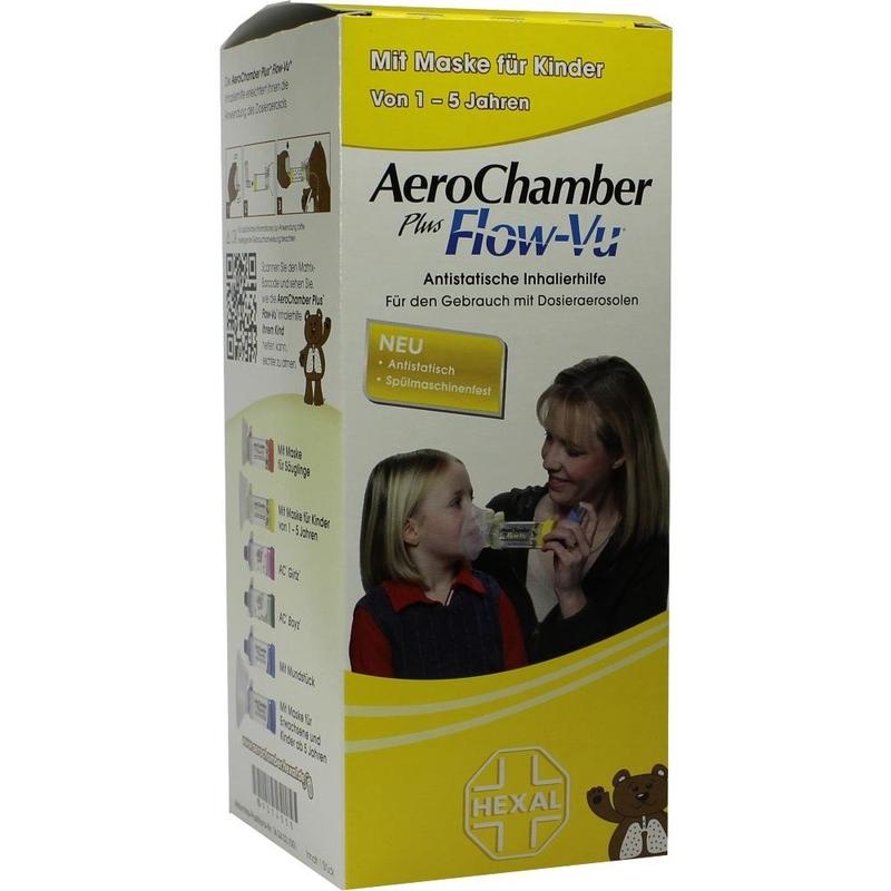 AEROCHAMBER m.Maske f.Kinder 1-5 Jahre